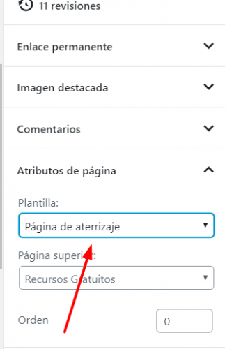 crear landing page en wordpress