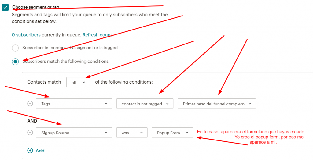 segmentacion funnel de ventas
